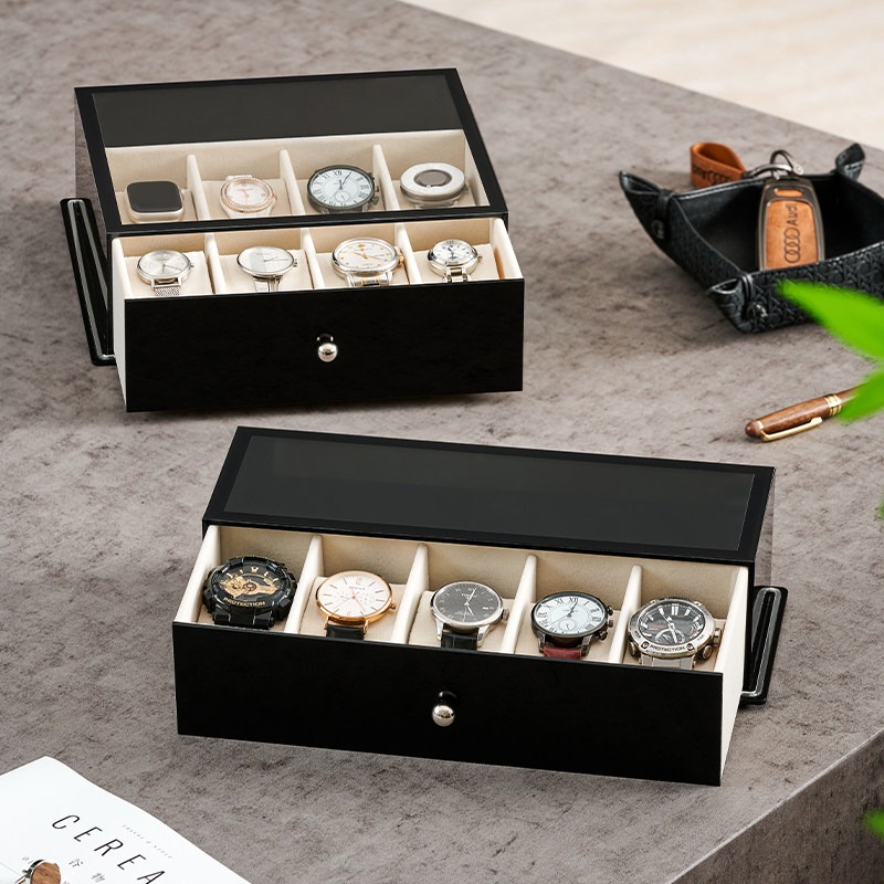 Plastic Watch Boxes Luxury 5/8 - огляд і ціна Men Accessories Drawer