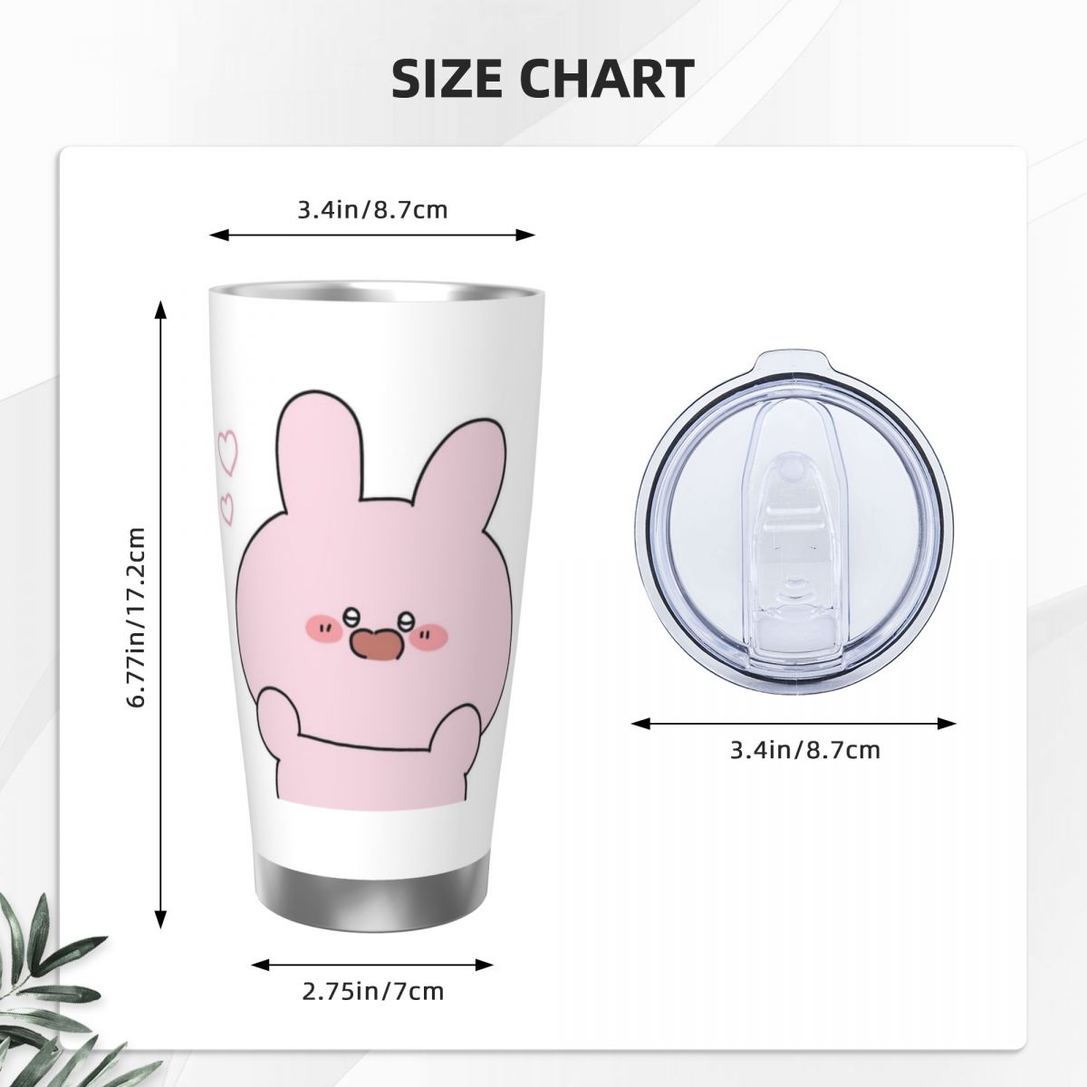 Asamimichaan Cute Asamimi 20oz - огляд і ціна Flask Stainless Steel