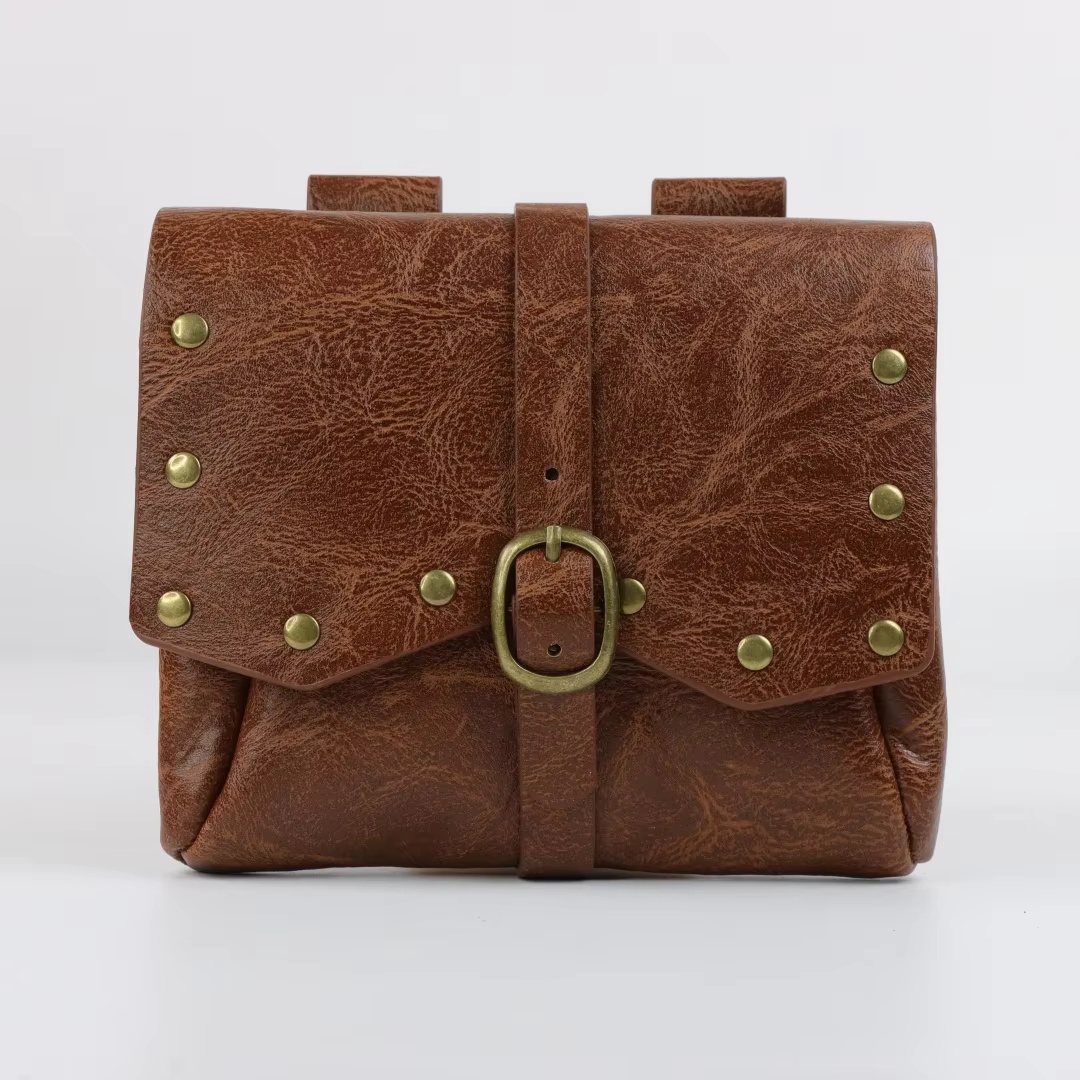 Medieval Viking Leather Pouch  - огляд і ціна Medieval Men'S Accessories