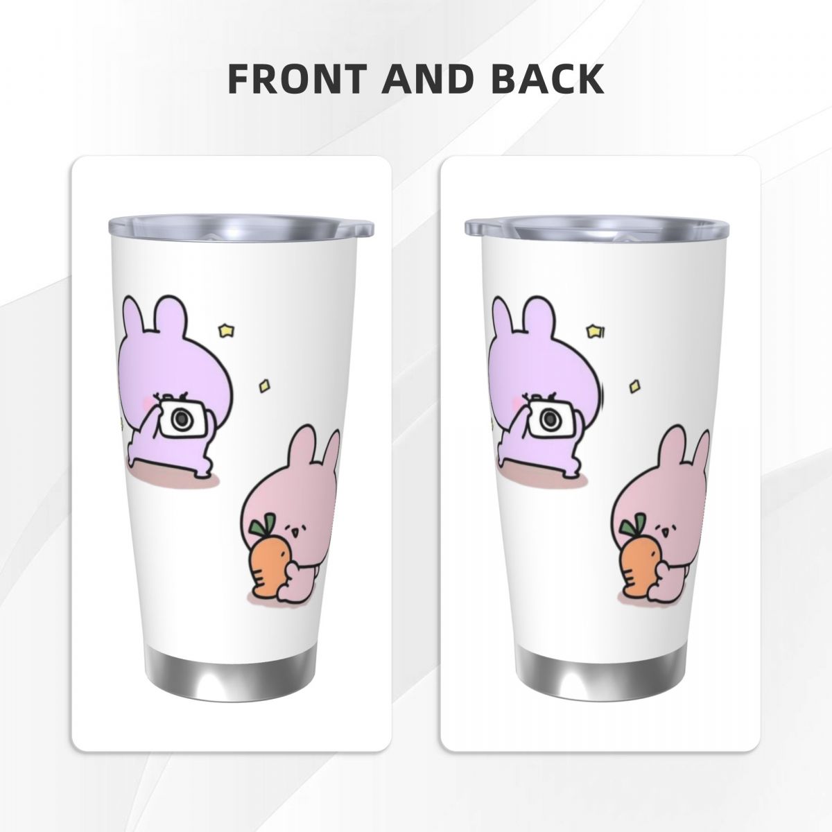 Asamimichaan Cute Asamimi 20oz - огляд і ціна Flask Stainless Steel