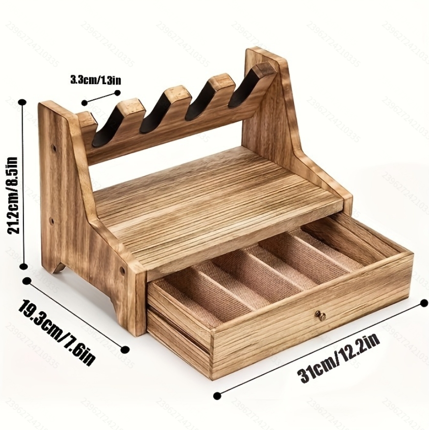 Solid Wood Pistol Storage Stan - огляд і ціна Men Accessories Drawer