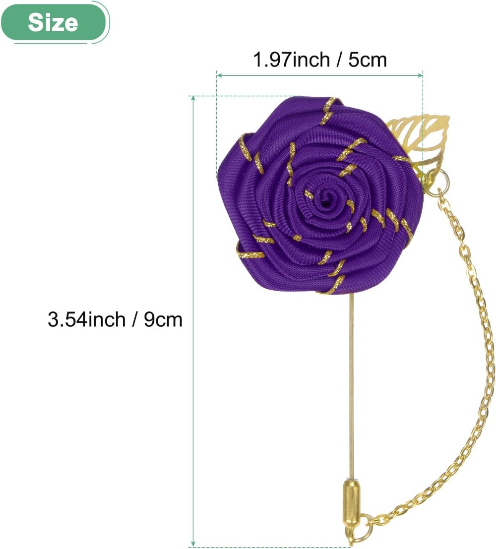 Rose Brooch Pin Cloth Rose Flo - огляд і ціна Men Accessories Wedding
