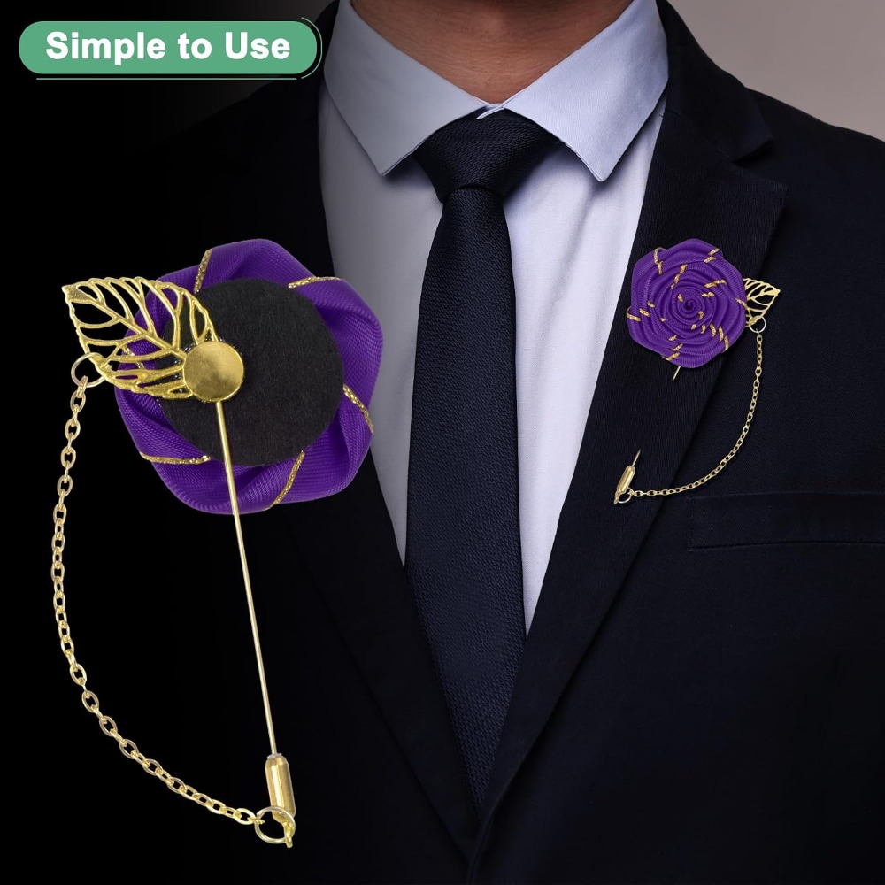 Rose Brooch Pin Cloth Rose Flo - огляд і ціна Men Accessories Wedding