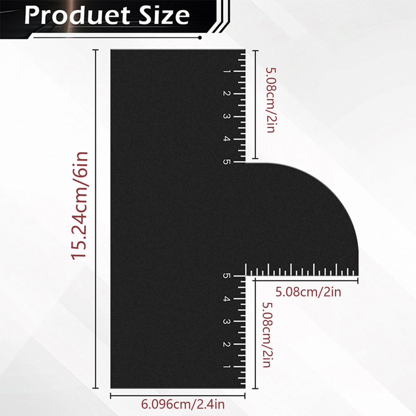 2Pcs Men Hair Styling Template - огляд і ціна Men Accessories Guide