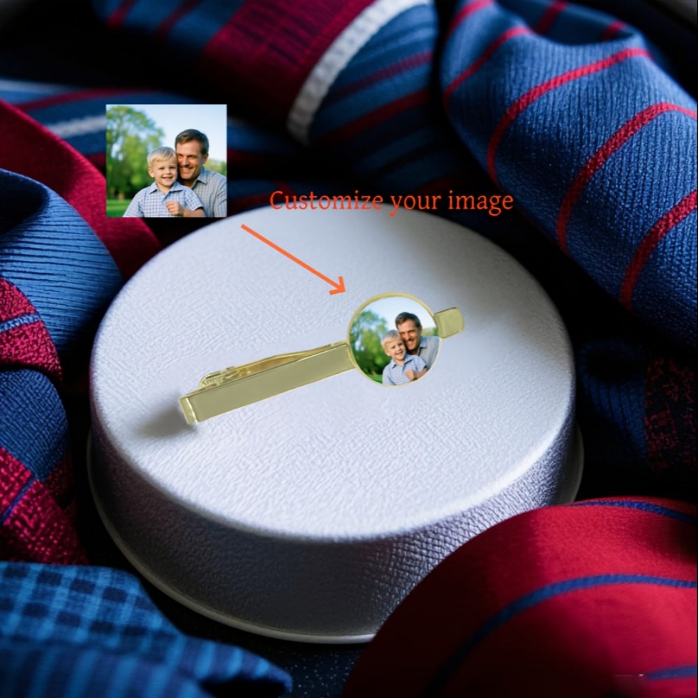 Custom Photo Engraved Text Tie - огляд і ціна Men Accessories Wedding