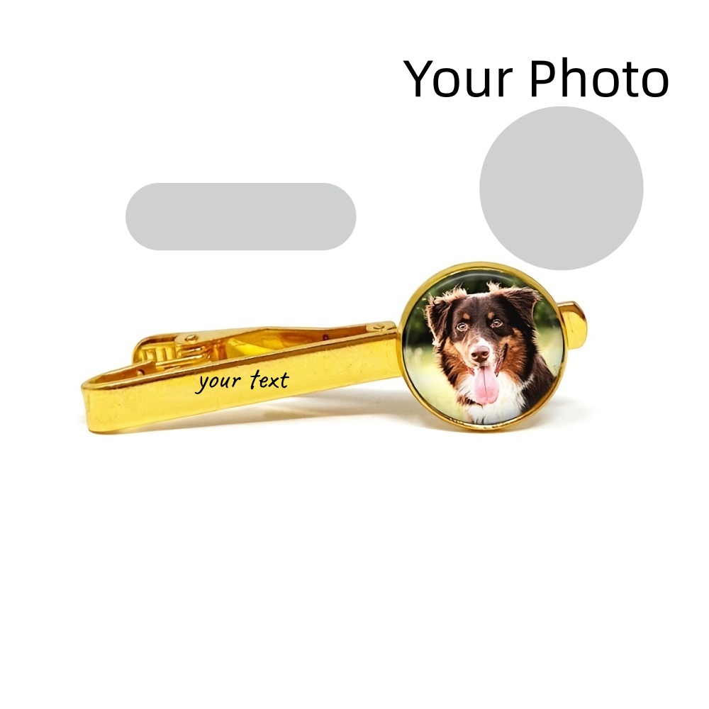 Custom Photo Engraved Text Tie - огляд і ціна Men Accessories Wedding